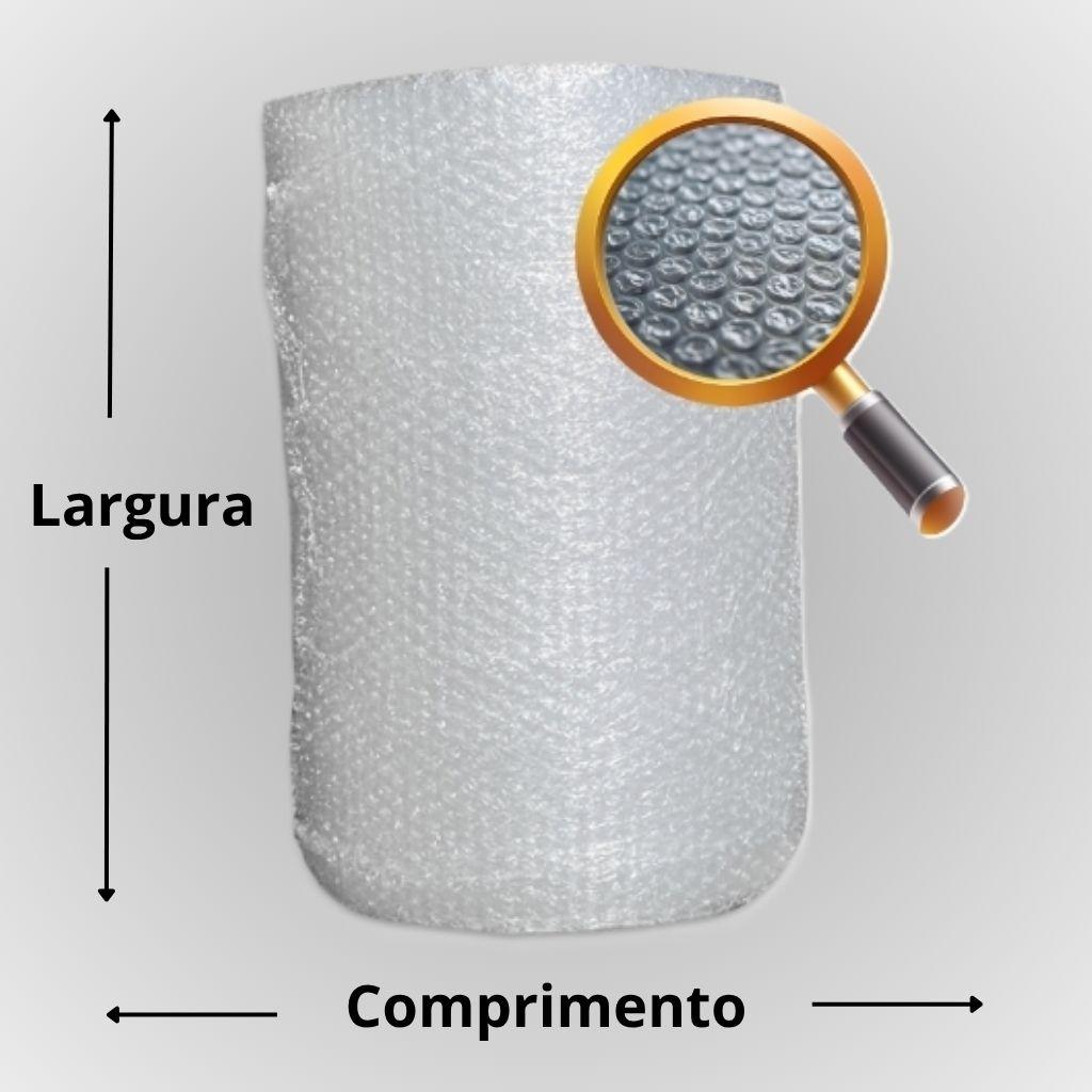 Rolos de plástico bolha de diversos tamanhos